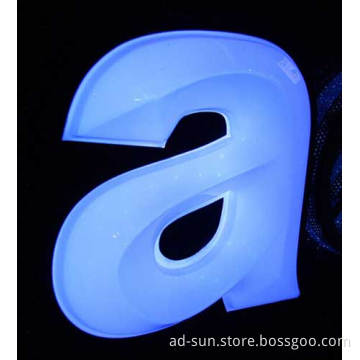 Outdoor Shop Front Advertising Back-Lit or Front-Lit LED Light Box Signage Open Channel Letter Sign